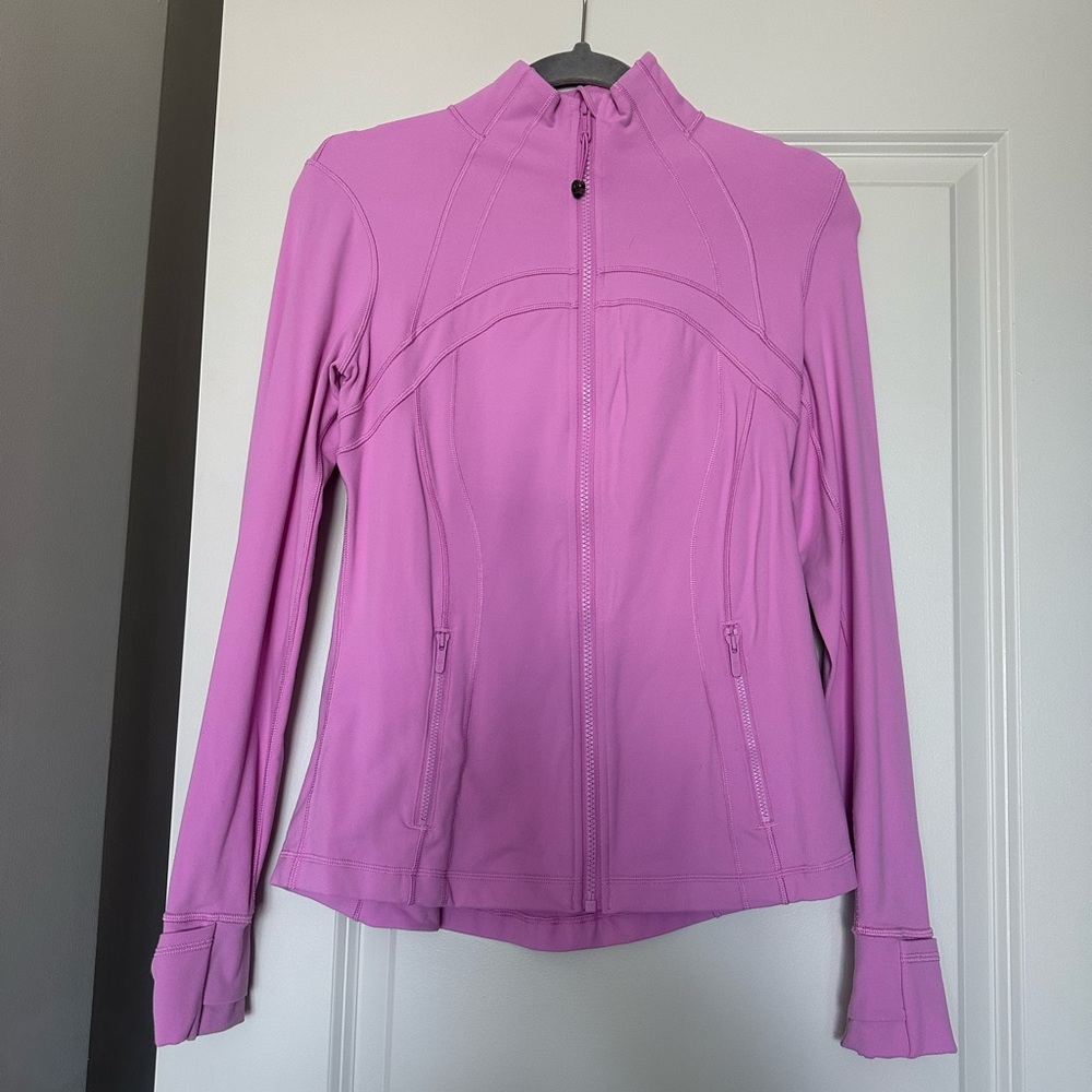 LULULEMON Define Jacket Luon Dahlia Mauve Size 8